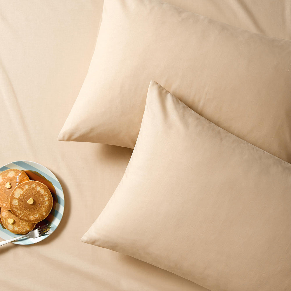 The Plain One Pillowcase Pair Latte