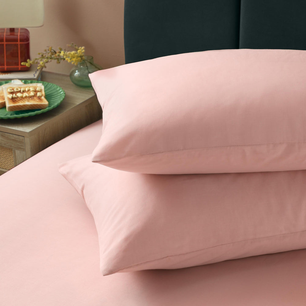 The Plain One Pillowcase Pair Pink