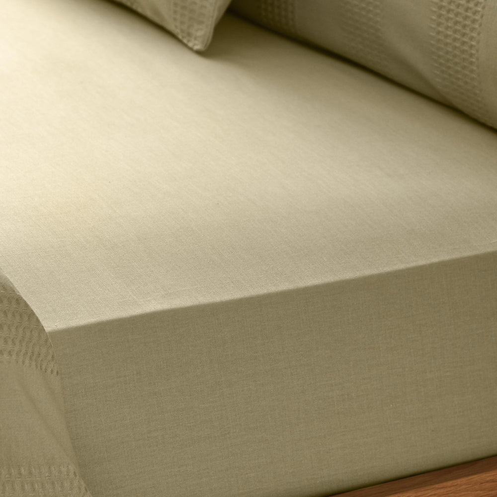 The Plain One Fitted Bed Sheet Green