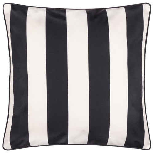 Tropical Bloom Lost Outdoor Cushion Black