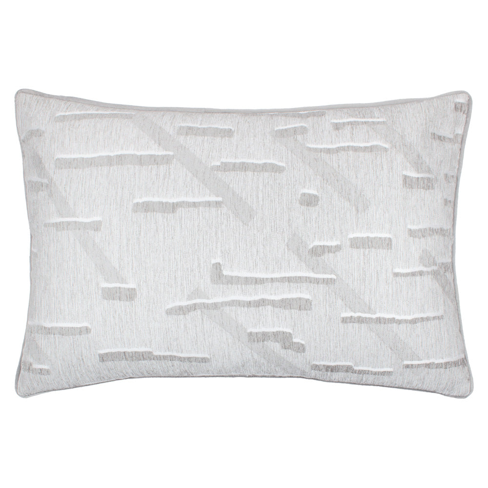 Tresse Jacquard Cushion Glacier Grey