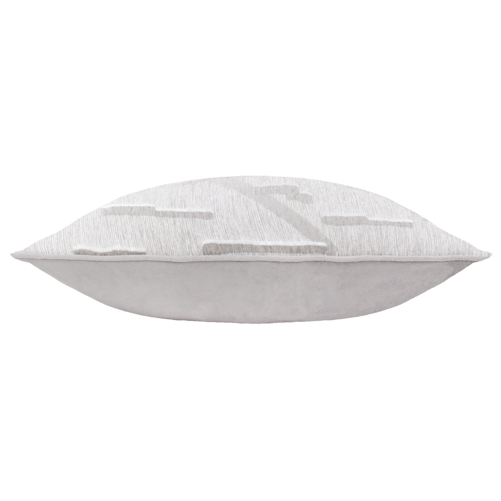 Tresse Jacquard Cushion Glacier Grey
