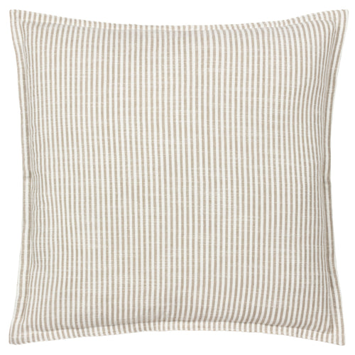 Striped Beige Cushions - Truro Stripe Reversible Cushion Cover Natural Yard