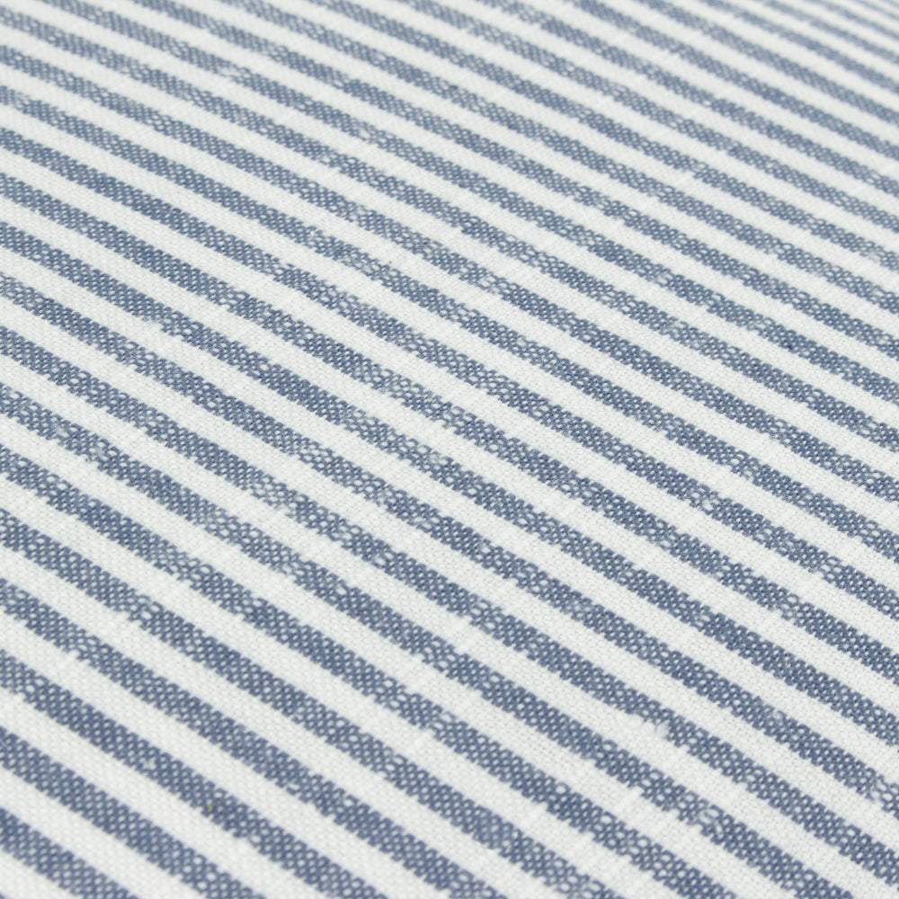 Truro Striped 100% Cotton Cushion Skyline