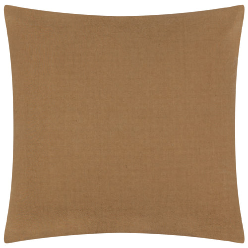 Geometric Beige Cushions - Tryfan Textured Cotton Cushion Cover Biscuit Yard