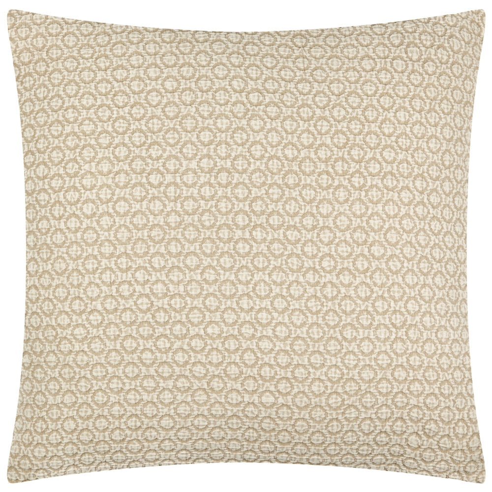 Tryfan Textured Cotton Cushion Natural