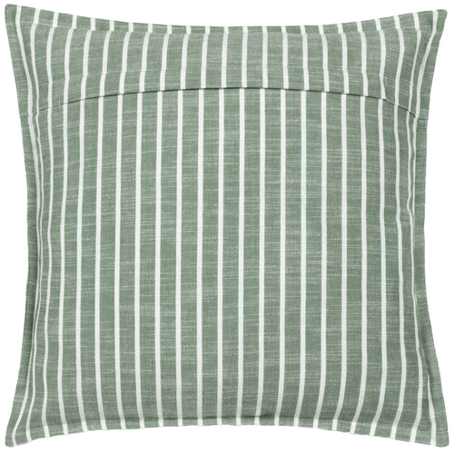 Striped Green Cushions - Tala Stripe Reversible Cushion Cover Eucalyptus Yard