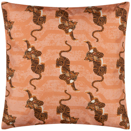 Animal Orange Cushions - Tibetan Tiger Outdoor Cushion Cover Coral furn.