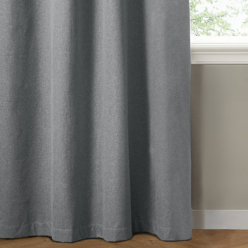 The Ultimate Blackout Textured Woven Eyelet Curtains Denim