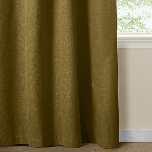 The Ultimate Blackout Textured Woven Eyelet Curtains Forest