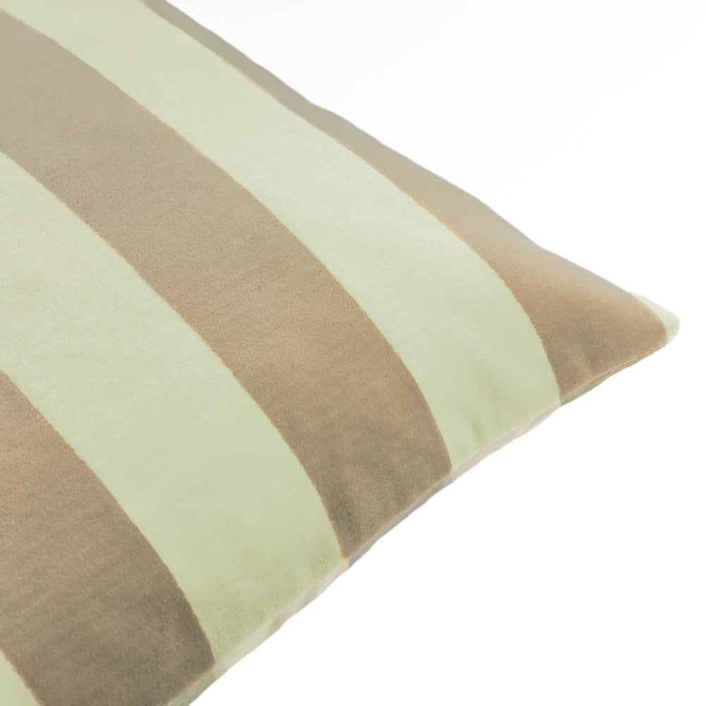 The Ultimate Stripe Jacquard Cushion Green Tea