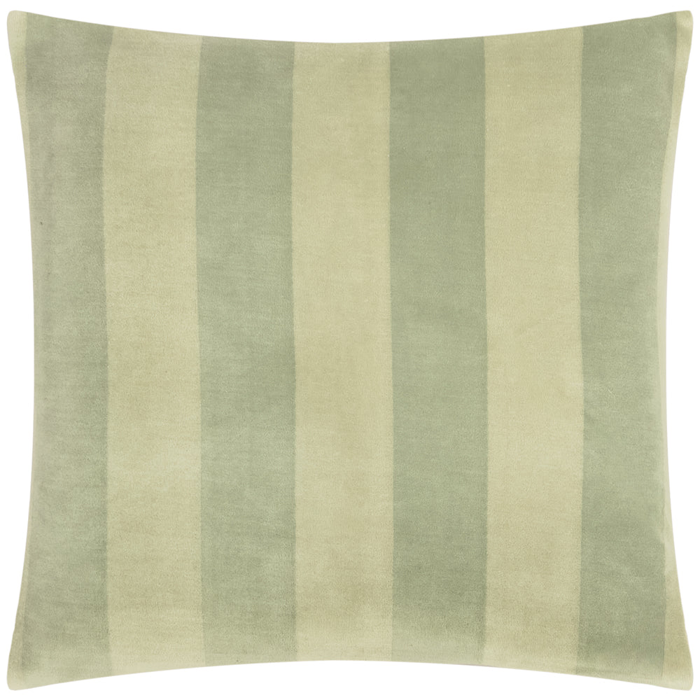 The Ultimate Stripe Jacquard Cushion Matcha Latte