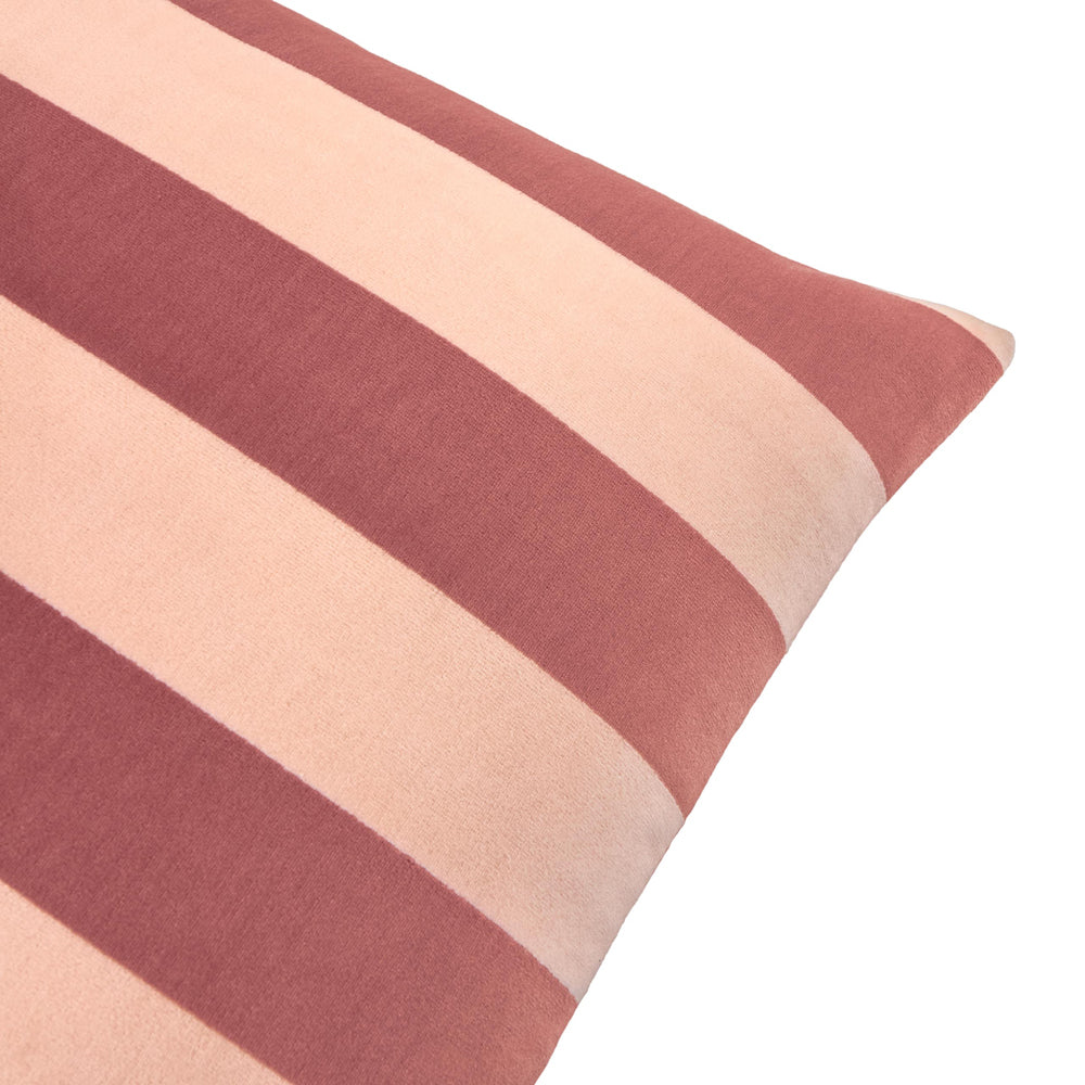 The Ultimate Stripe Jacquard Cushion Raspberry Smoothie