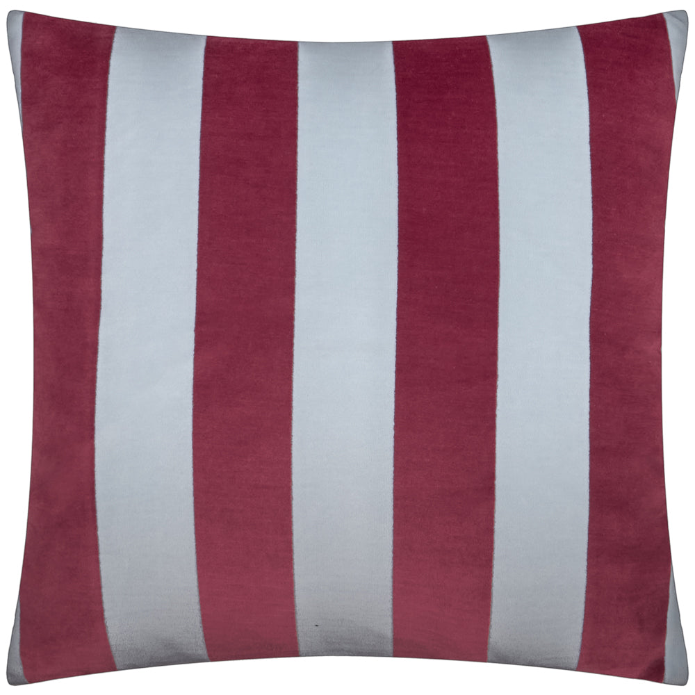 The Ultimate Stripe Jacquard Cushion Sangria Sky