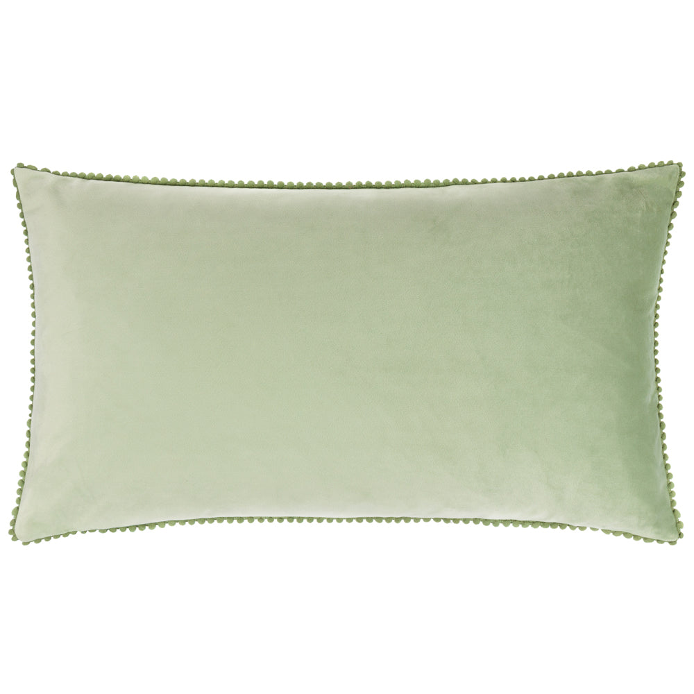 Twinkling Tree Trio Embroidered Cushion Green