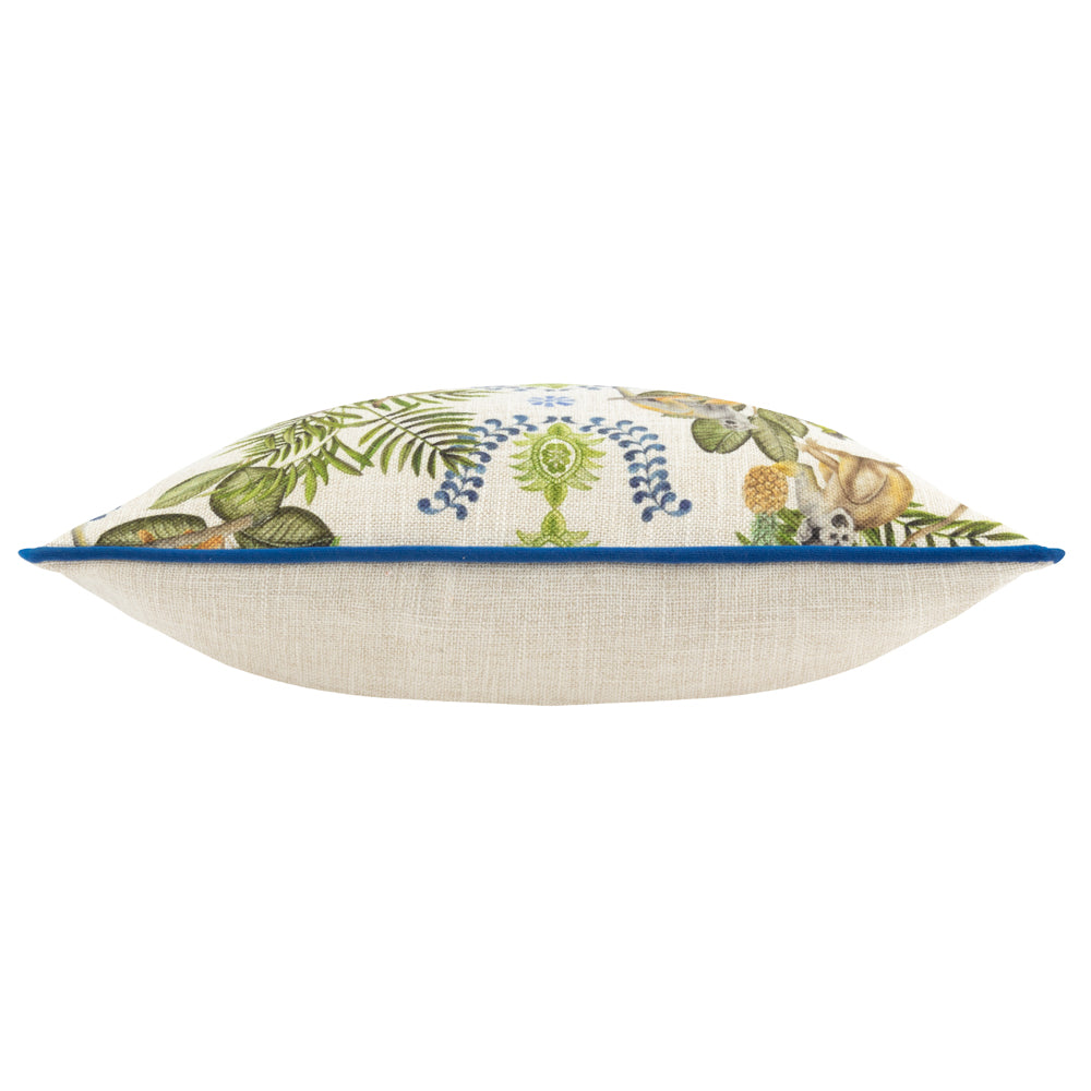 Valera Lagos Monkey Tropical Cushion Multicolour