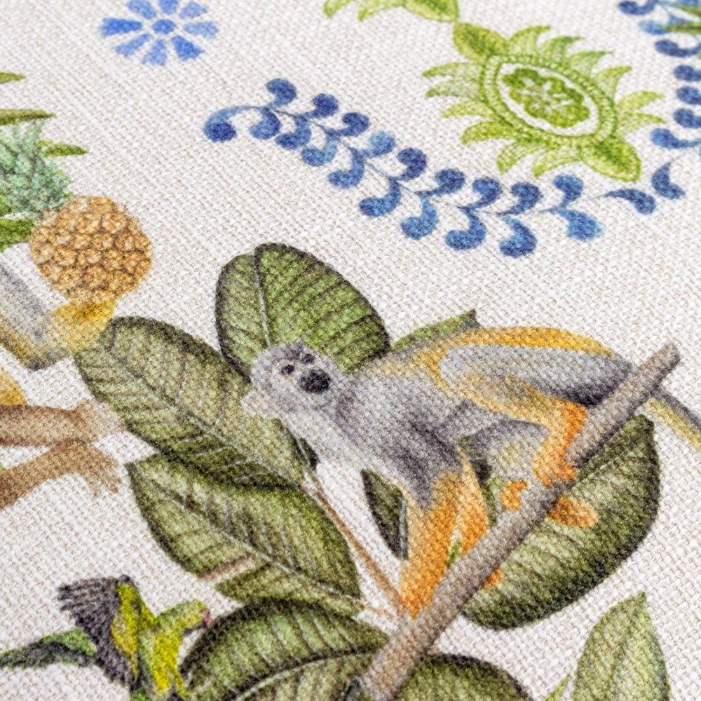 Valera Lagos Monkey Tropical Cushion Multicolour