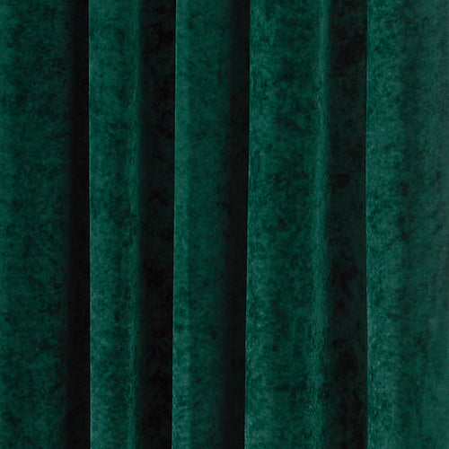  Green Curtains - Verona Crushed Velvet Eyelet Curtains Emerald Paoletti