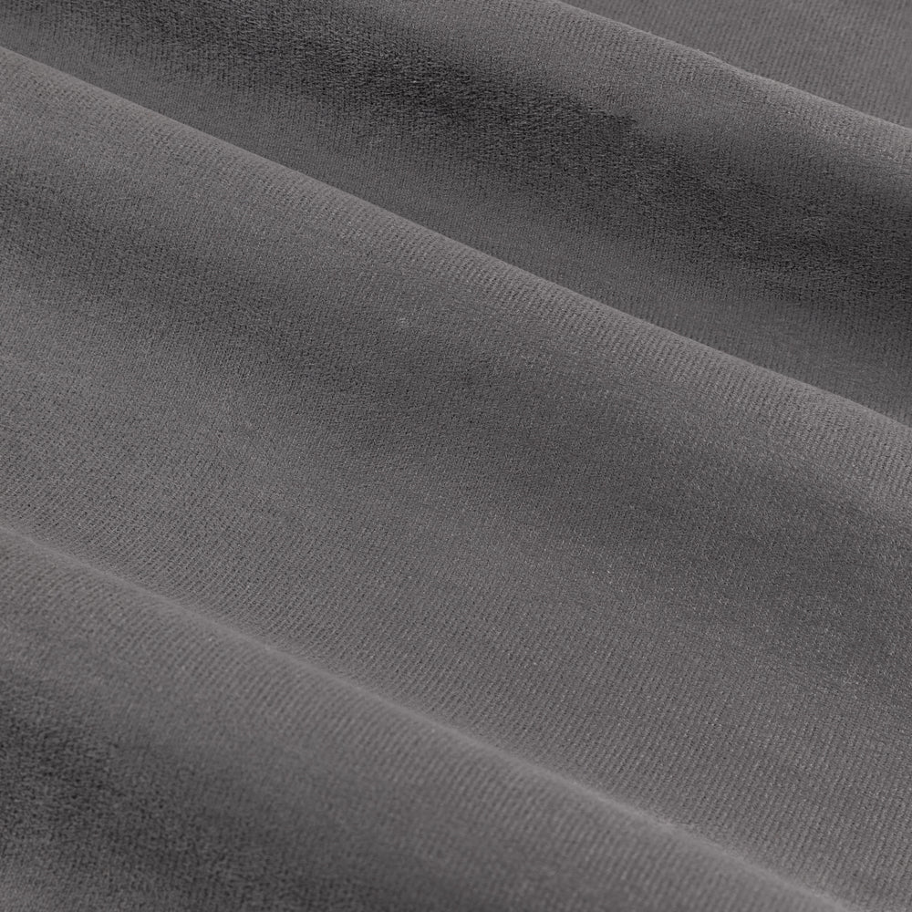 Verso Reversible Suede-look Blackout Eyelet Curtains Charcoal
