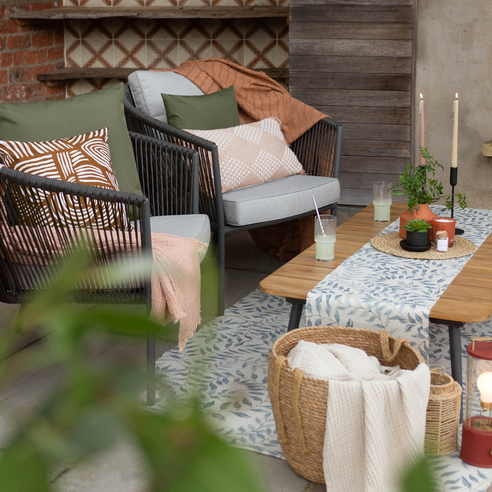 Vinea Indoor/Outdoor Table Runner Green