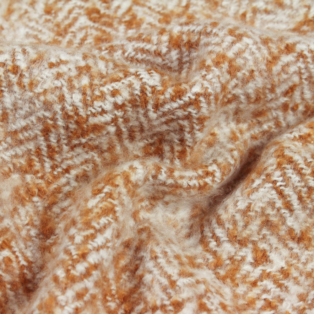 Weaver Herringbone Throw Gold