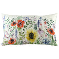 Evans Lichfield Wild Flowers Emma Rectangular Cushion Cover in Olive