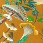 Wylder Wild Garden Mushroom Repeat Cushion Cover in Multicolour