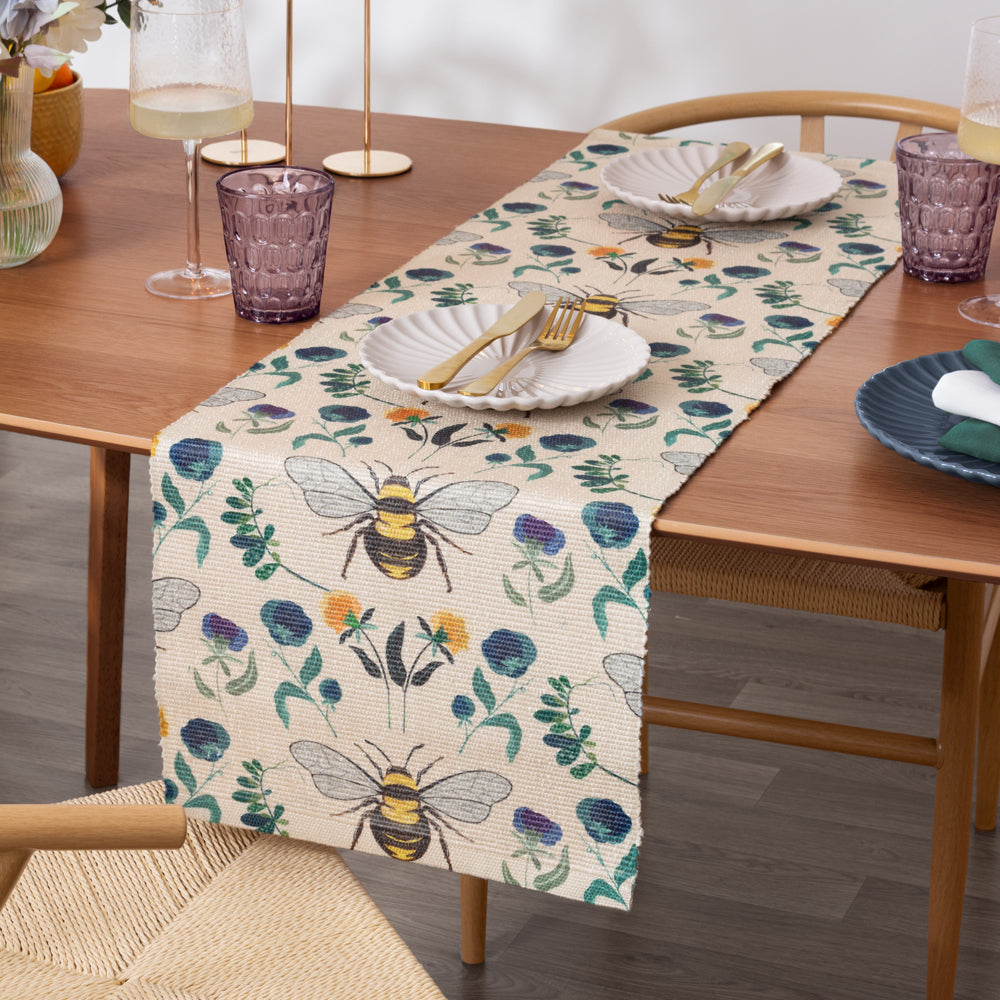 Wild Garden Indoor/Outdoor Table Runner Multicolour