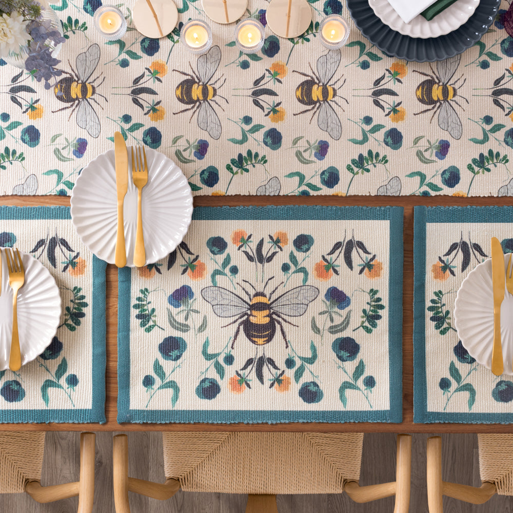 Wild Garden Indoor/Outdoor Table Runner Multicolour