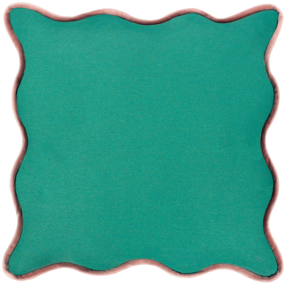 Wiggle Reversible Cushion Green/Pink