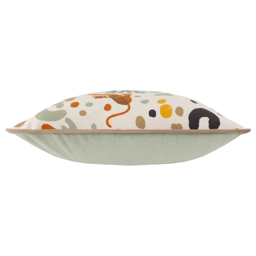 Wildlife Save Our Animals Piped Cushion Multicolour