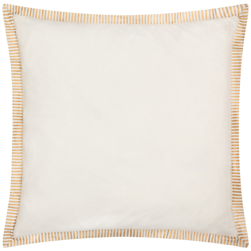 Winter Joy Embroidered Cushion Red