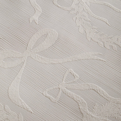 Winter Wreath Jacquard Duvet Cover Set White
