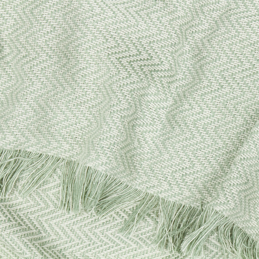 Wisley Woven Outdoor Throw Leaf