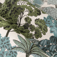 Woodlands Green Fabric Sample