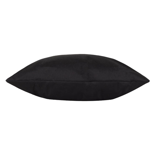 Plain Black Cushions - Plain Outdoor Cushion Cover Black furn.