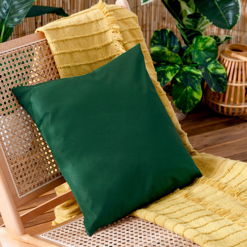 Plain Green Cushions - Plain Outdoor Cushion Cover Bottle furn.