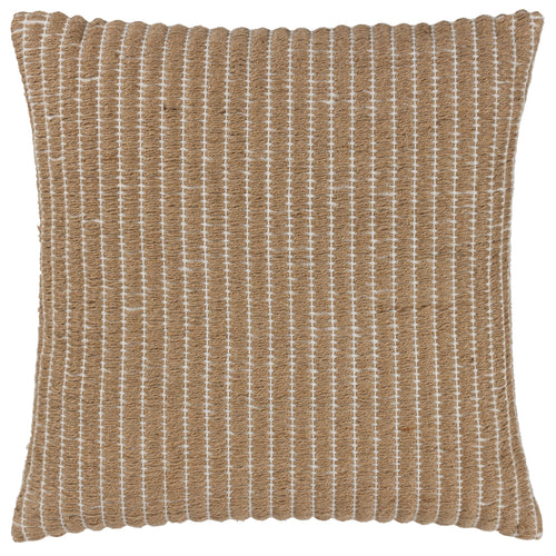 Striped Beige Cushions - Weaves Stripe Cushion Cover Natural Yard