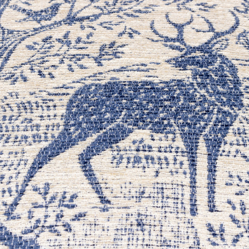 Animal Blue Cushions - Winter Woods Animal Chenille Cushion Cover Midnight furn.