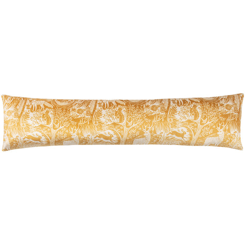 Animal Yellow Cushions - Winter Woods  Draught Excluder Ochre furn.