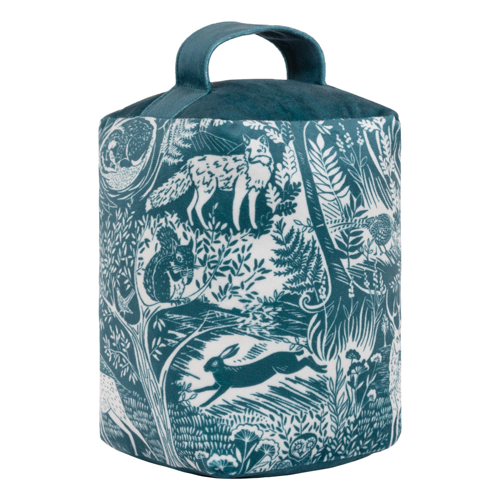 Winter Woods Door Stop Midnight
