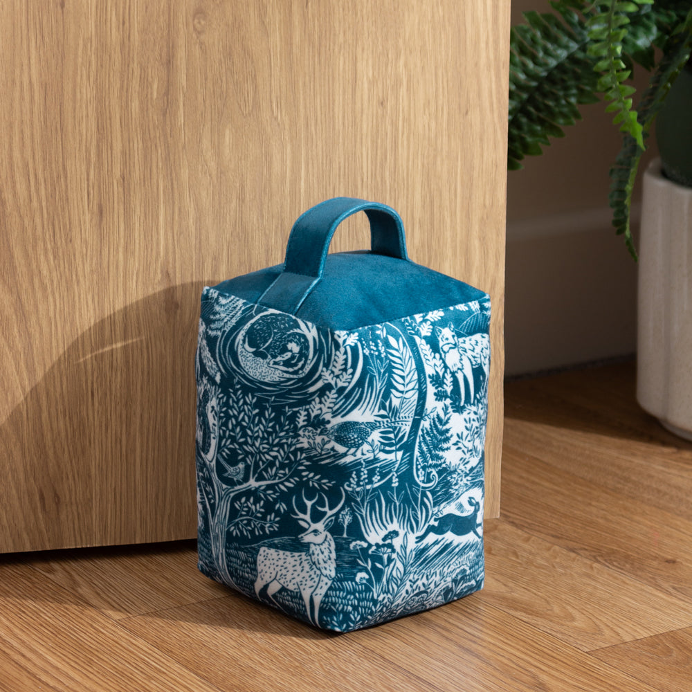 Animal Blue Accessories - Winter Woods  Door Stop Midnight furn.
