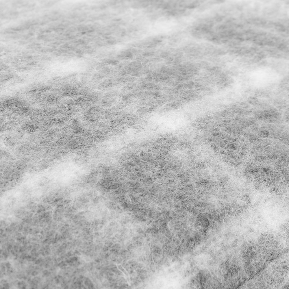 Yarrow Check Cushion Flint Grey