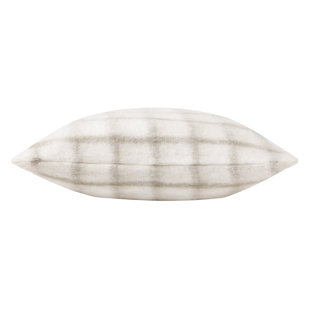 Yarrow Check Cushion Natural/Biscuit