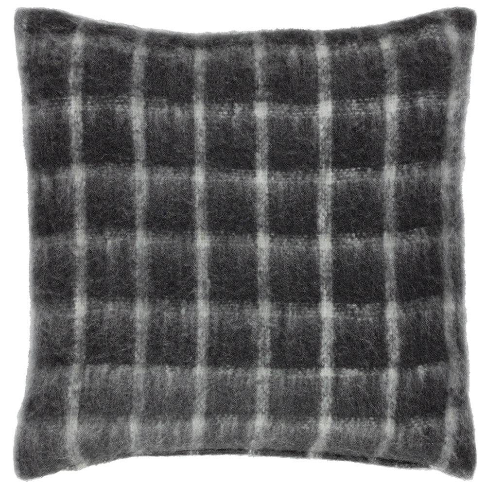 Yarrow Check Cushion Storm Grey