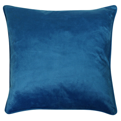 Pixelated Woven Cushion Blue